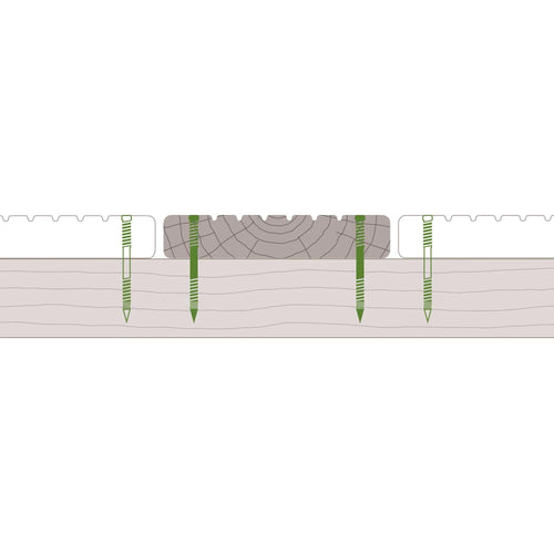 Terrasse douglas classe 3 - 28x145 - L=4m (profil Lavezzi)