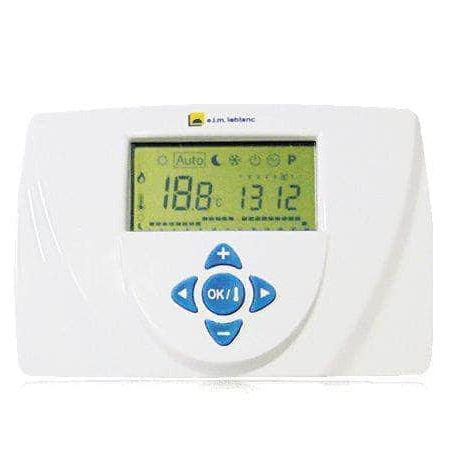Thermostat mural programmation hebdomadaire 2 fils alimentation par piles Colis TRL 7.26 / réf. 7716780149