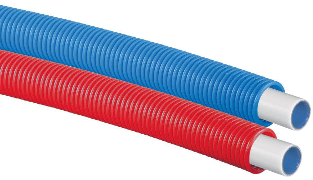 Tube uni pipe Plus pré - gainé 20x2,25 bleu 75 mètres réf.1063060 UNIPIPE