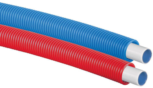 Tube uni pipe Plus pré - gainé 20x2,25 bleu 75 mètres réf.1063060 UNIPIPE