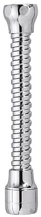 Tuyau flexible GROHE 15 cm - M22 x 1 métal chromé avec mousseur - Réf. 13911000