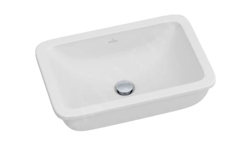 Vasque encastrée 45x28 cm, sans trop - plein, sans trou de robinetterie, blanc alpin 61631101 Villeroy et boch