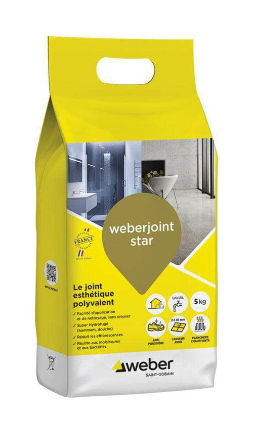 Weber joint Star noir min E12 5 kg Réf. 11105179 WEBER