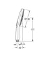 Robinet et colonne  -  Douchette 3 jets Rainshower SmartActive 130 Hard Graphite brossé 26574AL0