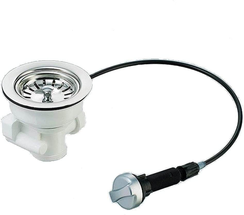 Fut de commande pour vidage d'évier avec volant chrome D531F 0411450