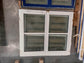 Réemploi  -  I2 - Menuiserie bois exotique - non ouvrante 1080x900x60mm (réemploi)
